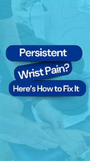 Persistent Wrist Pain? Here's how to Fix it If you’ve stretched,...
