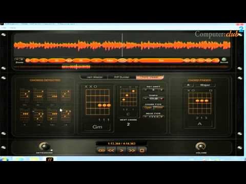 Riffstation zur Erkennung von Akkorden und Tönen aus Musikdaten