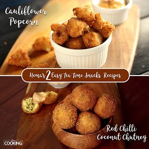 Hema’s 2 Easy Tea Time Snacks Recipes | Cauliflower Popcorn | Paneer Poppers #gobirecipe​ #gobipopcorn​ #vegstarter #cauliflowerpopcorn #paneerpoppers #paneer #paneerrecipes #teatimesnacks #eveningsnacks | Home cooking