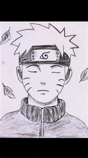 ​Naruto Uzumaki Pencil Art - Step by Step Progress ✨ #Naruto #drawing