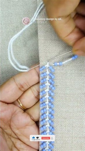 Easy handmade embroidery design #handbroidery #embroiderypatterns #handmade