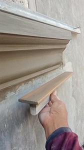 concrete cornice under the window #fblifestyle #homedecor | Doni Ornament