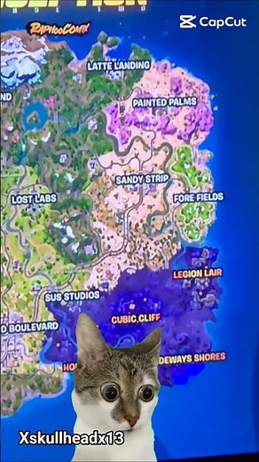 first look at the chapter 7 season 2 map in fortnite