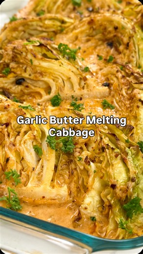 Herman at Home on Instagram: "GARLIC BUTTER MELTING CABBAGE Comment “recipe” and I’ll send you the recipe link (make sure you are following me or the settings might block the message!) Or google search ‘herman at home melting cabbage’ Apparently 2026 is the year of the cabbage so in honor of this humble vegetable, we are making this soft, tender cabbage bathed in a creamy garlic butter sauce. It’s so good, give it a try! #easyrecipes #meltingcabbage #garlicbutter"