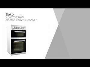 Beko KDVC563AW 50 cm Electric Ceramic Cooker - White | Product Overview | Currys PC World