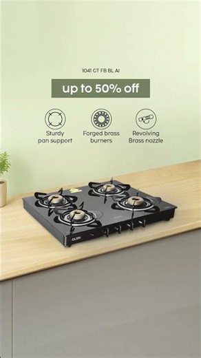 Slim, Smart Cooktops by Glen | Sleek Design - Up to 50% OFF