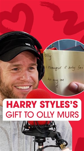 A lovely gesture from Harry Styles to Olly at the @brits! Who’s excited for tonight’s show? | Heart