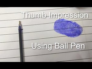 DIY Thumb Ink Pad | Without using Tape