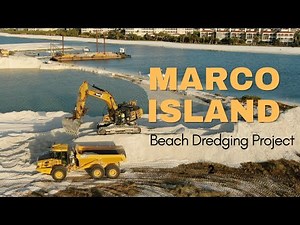 Watch Excavators Move Tons of Sand at Tigertail Beach