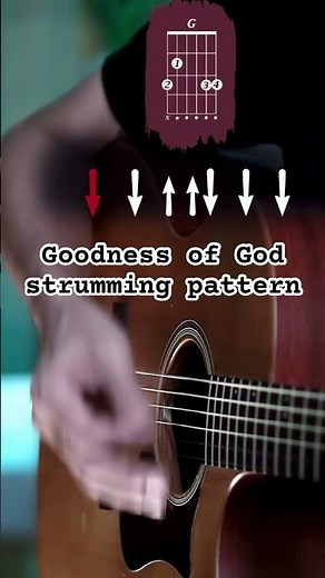 Goodness of God Guitar Tutorial | Simple Strumming Pattern for Beginners