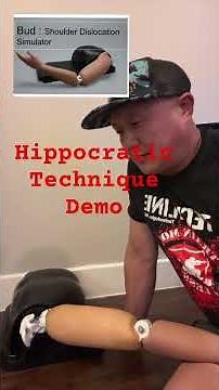 Hippocratic Technique : Solo Shoulder Reduction. This Classic Technique Still Works!