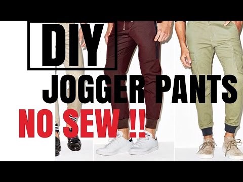 How to turn your pants into Jogger Pants