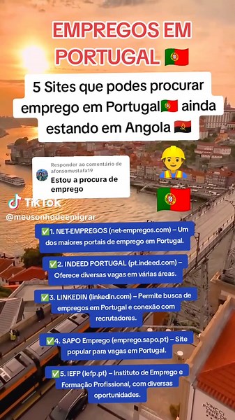 5 Sites que podes procurar emprego em Portugal ainda estando em Angola