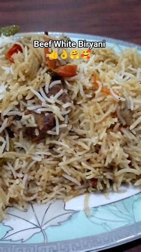 Beef White Biryani 👌🥰