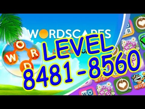 WordScapes Level 8481-8560 Answers | Master #31