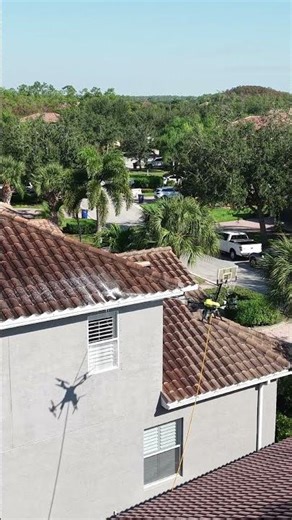 We Clean Your Roof Without Stepping Foot on Your Tiles | Estero & Naples Florida Power Washing