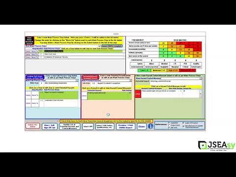 JSEAsy Demonstration 6 Create new site specific SWMS