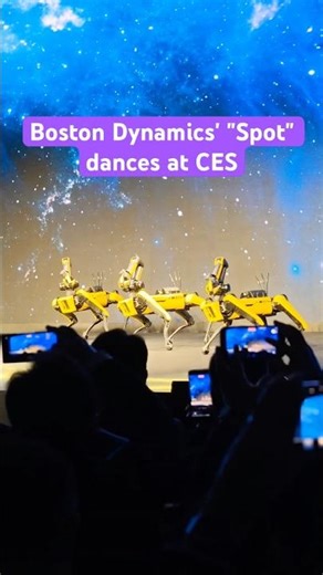 Boston Dynamics' "Spot" dances at CES. #CES2026
