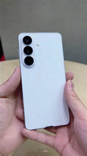 Samsung S26 white unboxing video is here! White is so cute, small-screen phones should be white!