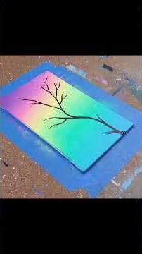 Simple Beginner Acrylic Painting Ideas on Mini Canvas||"Easy Art Gallery'' #painting #art #drawing