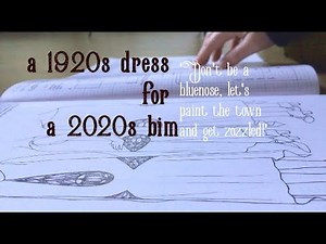 Sewing a roaring 20s dress for the new 2020s (while being sick)