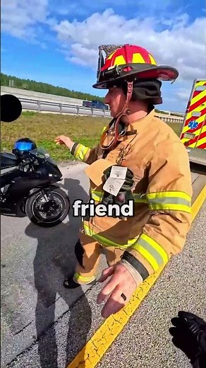 This Biker's Friend Had a Terrible Crash!