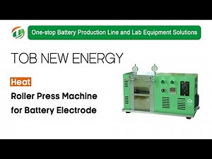 Roll to Roll Lab Heat Roller Press Machine For Battery Electrode Pressing