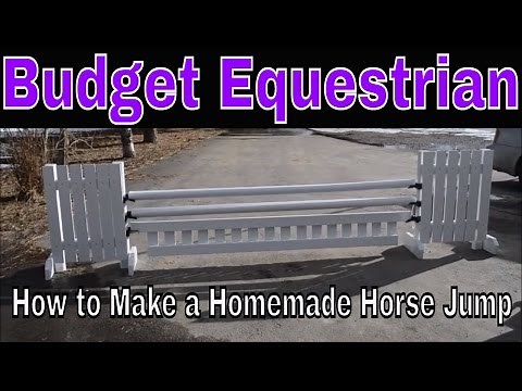 How to make a Homemade Horse Jump