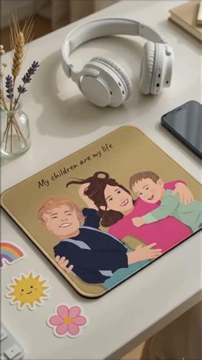 Custom Photo Illustration Mouse Pad