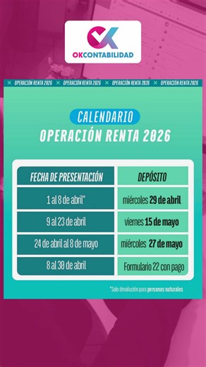 Fechas Clave de la Operación Renta 2026 en Chile