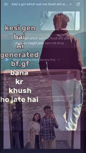 Ai generated girlfriend by gemini comment for tutorial #music #singersongwriter #trending