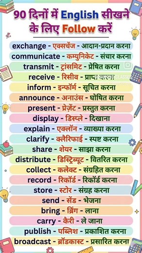 hindi english dictionary #shortvideo #spokenenglish #vocabulary