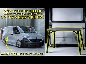 LOC8 Hidden Table Pod system For The New Transporter T7 & New Transit Custom Gen 2.