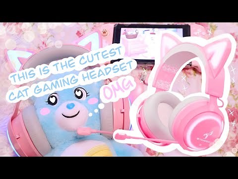 The Cutest Cat Ear LED Headset Ever || Chill Somic GS510 Wireless Headset Unboxing and Review