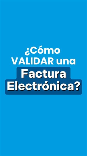 📄💡 ¿Cómo validar una factura electrónica? ¡Aquí te lo explicamos fácil y rápido! ¿Alguna vez te han dado una factura y no sabes si es válida? 🤔 En este video te enseñamos cómo validar una factura electrónica de forma sencilla, práctica y sin complicaciones. ✅ Aprende paso a paso qué revisar ✅ Asegúrate de que tus comprobantes fiscales sean legales ✅ Evita errores que podrían causarte problemas con el SAT Ideal para emprendedores, contadores, negocios pequeños y cualquier persona que quiera te