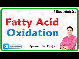 Fatty Acid-Oxidation ( Beta oxidation of fatty acids and Aplha oxidation ) Biochemistry