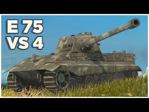 E 75 • IRON FORTRESS • WoT Blitz Gameplay