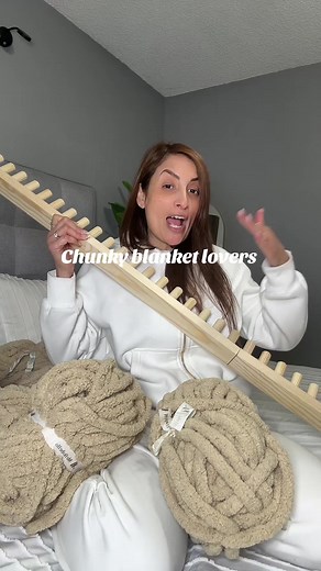 Create Your Own Chunky Blankets with a Large Loom