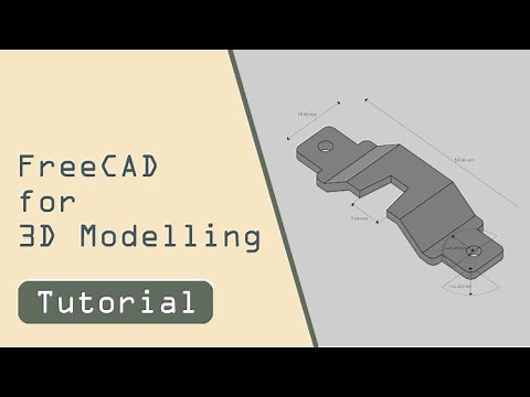 3D Modelling for 3D Printing in FreeCAD| Beginner Tutorial