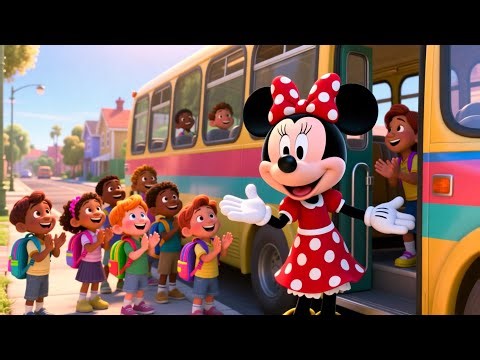 Mickey & Minnie’s Fun School Bus Adventure 🚍🎵 Sing Along Learning Video for Kids | ABCs, 123s, Color