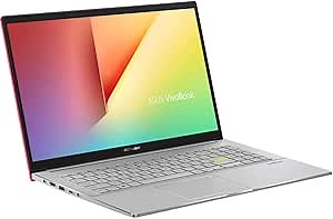 ASUS VivoBook S15 S533 Thin and Light Laptop, 15.6” FHD Display, Intel Core i5-1135G7 Processor, 8GB DDR4 RAM, 512GB PCIe SSD, Wi-Fi 6, Windows 10 Home, Resolute Red, S533EA-DH51-RD