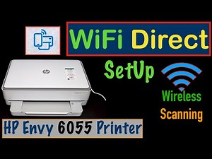 HP Envy 6055 WiFi Direct SetUp !!