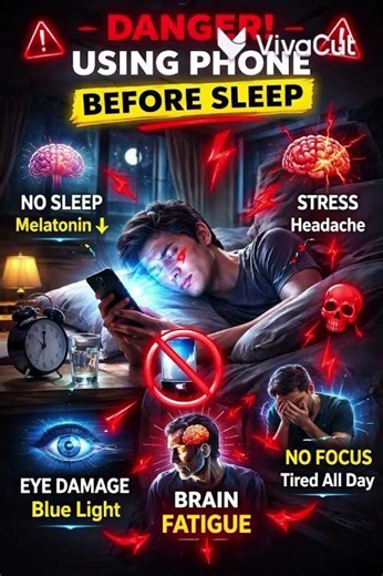 What does your phone do to your brain before you go to sleep