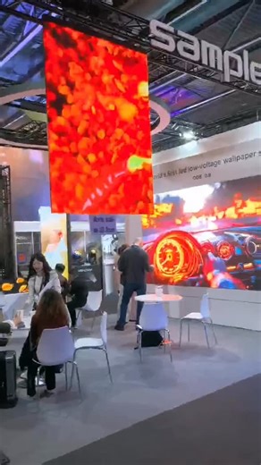 Samplex Display Solution | ISE 2026 is live! 📍 Samplex | 8.1-8J640 The world’s slimmest & lightest LED Wallpaper Screen. Come see the future of displays. #ISE2026... | Instagram