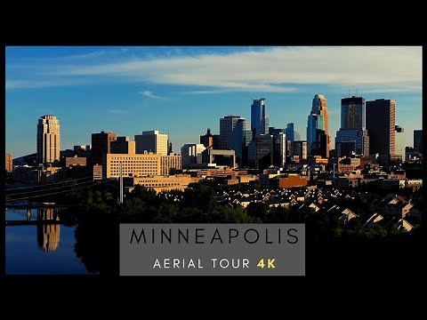 Downtown Minneapolis - 4K AERIAL DRONE