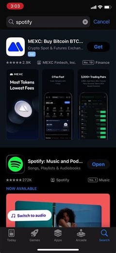 How to open spotify app