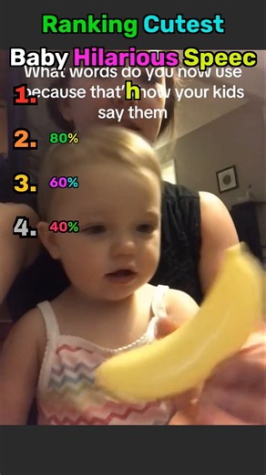 Ranking Cutest Baby hilarious speech
