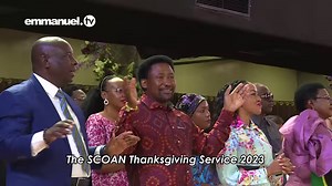 At The SCOAN Thanksgiving Service 2023, Pastor Evelyn Joshua thanks everyone for their support of The TB Joshua Ministries in the course of the year. She also highlights evidence of God's faithfulness in the church. She declares, "The legacy of Prophet TB Joshua shall live forever!" ➡️ Share Your Testimony - https://i.emmanuel.tv/add-testimony/ ➡️ Become An Emmanuel TV Partner - https://emmanuel.tv/partnership/ ➡️ Join The Global Translation Project - https://www.emmanuel.tv/translation/ | The S