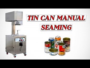 Tin Can Manual Seaming Machine