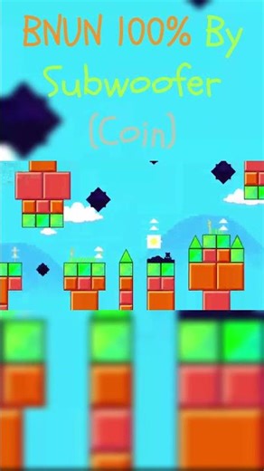 BNUN 100% By Subwoofer (Coin Path) #geometrydash #gd